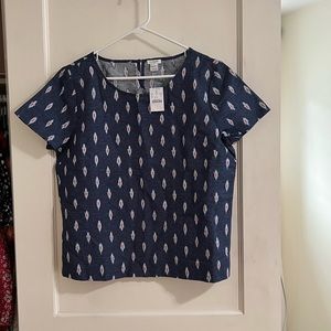 J crew size L cotton/Linen shirt. Size L